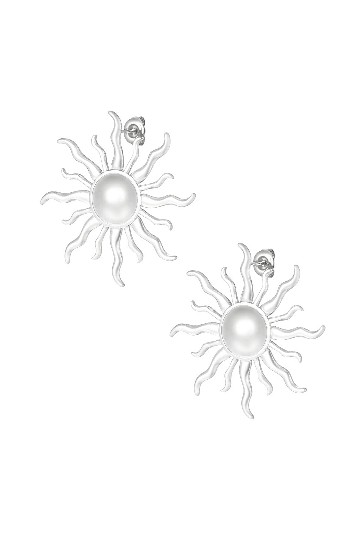 Orecchini Sole Silver