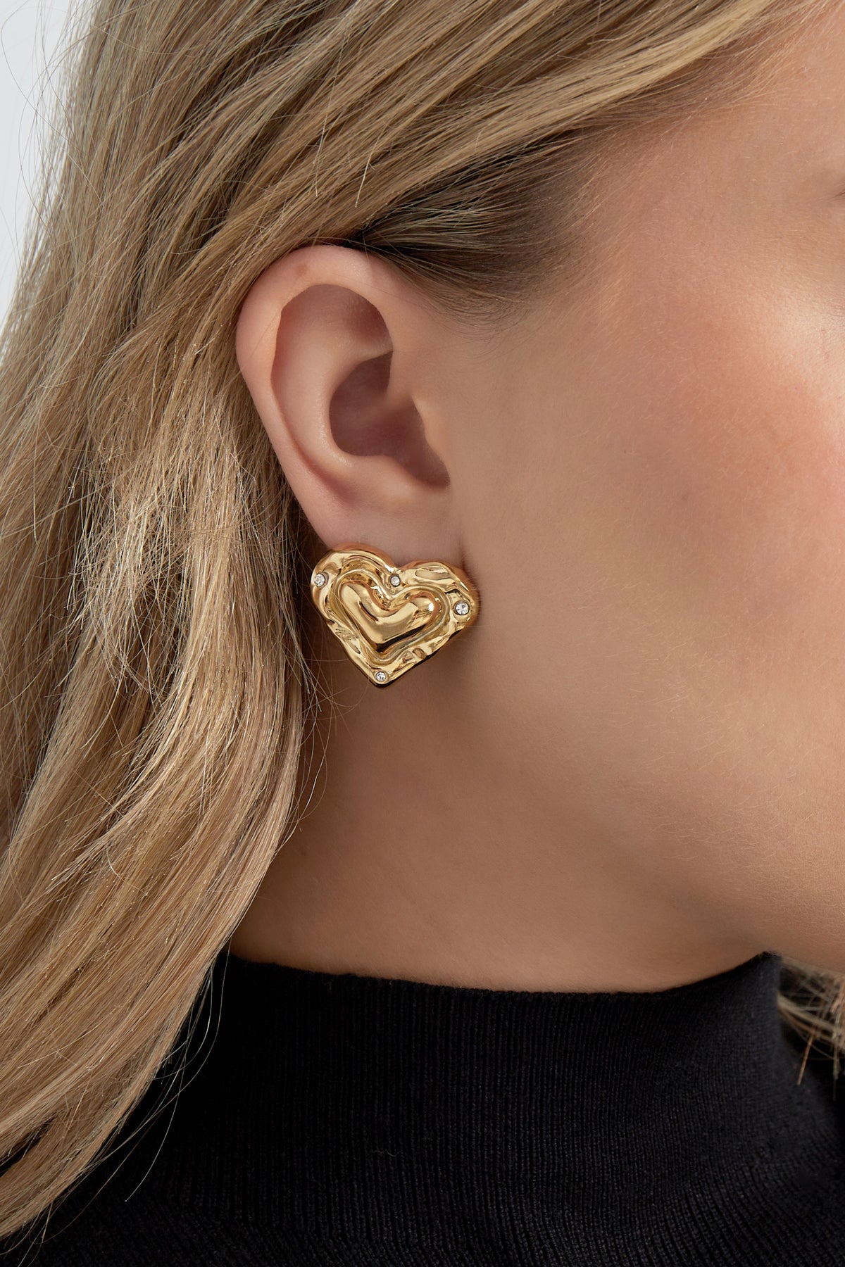 Orecchini Organic Love Gold