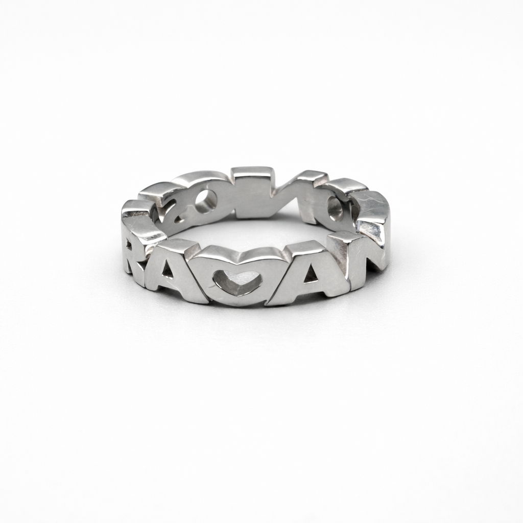 Anello Legame Rettangolare Oro 750