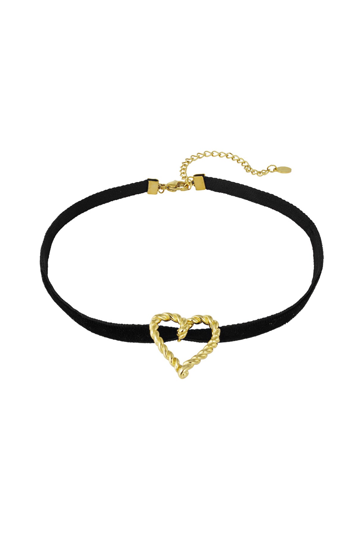 Collana Choker Cuore Gold