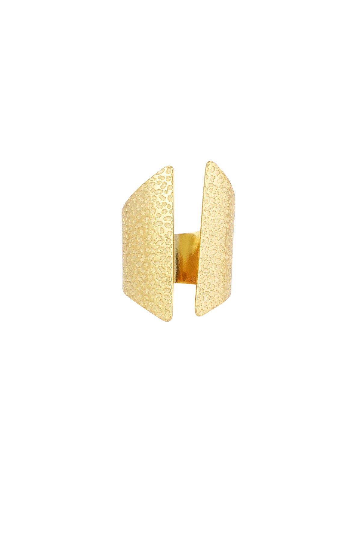 Anello Granulato Gold