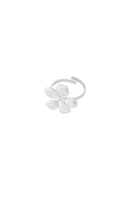 Anello Fiore Silver