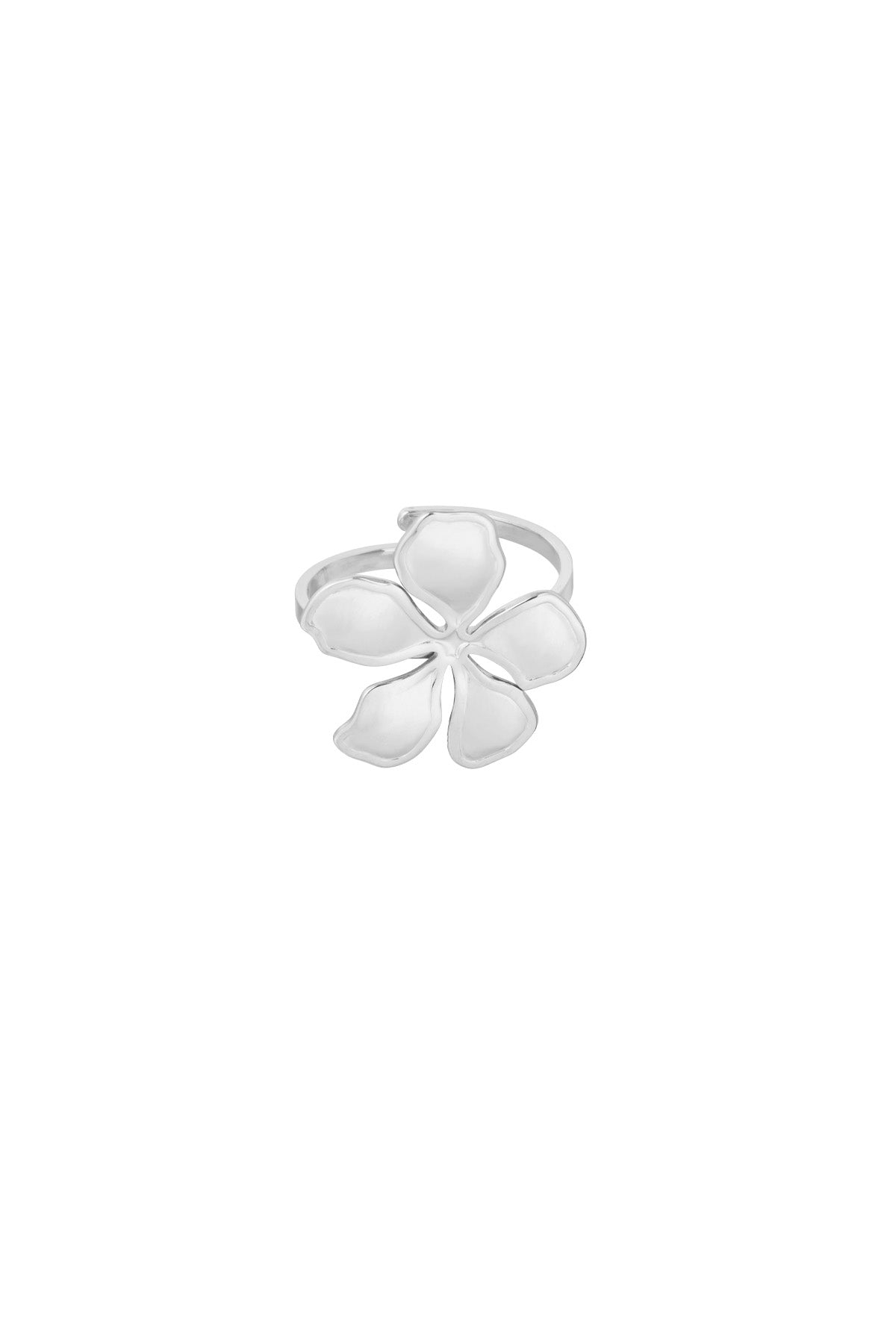 Anello Fiore Silver