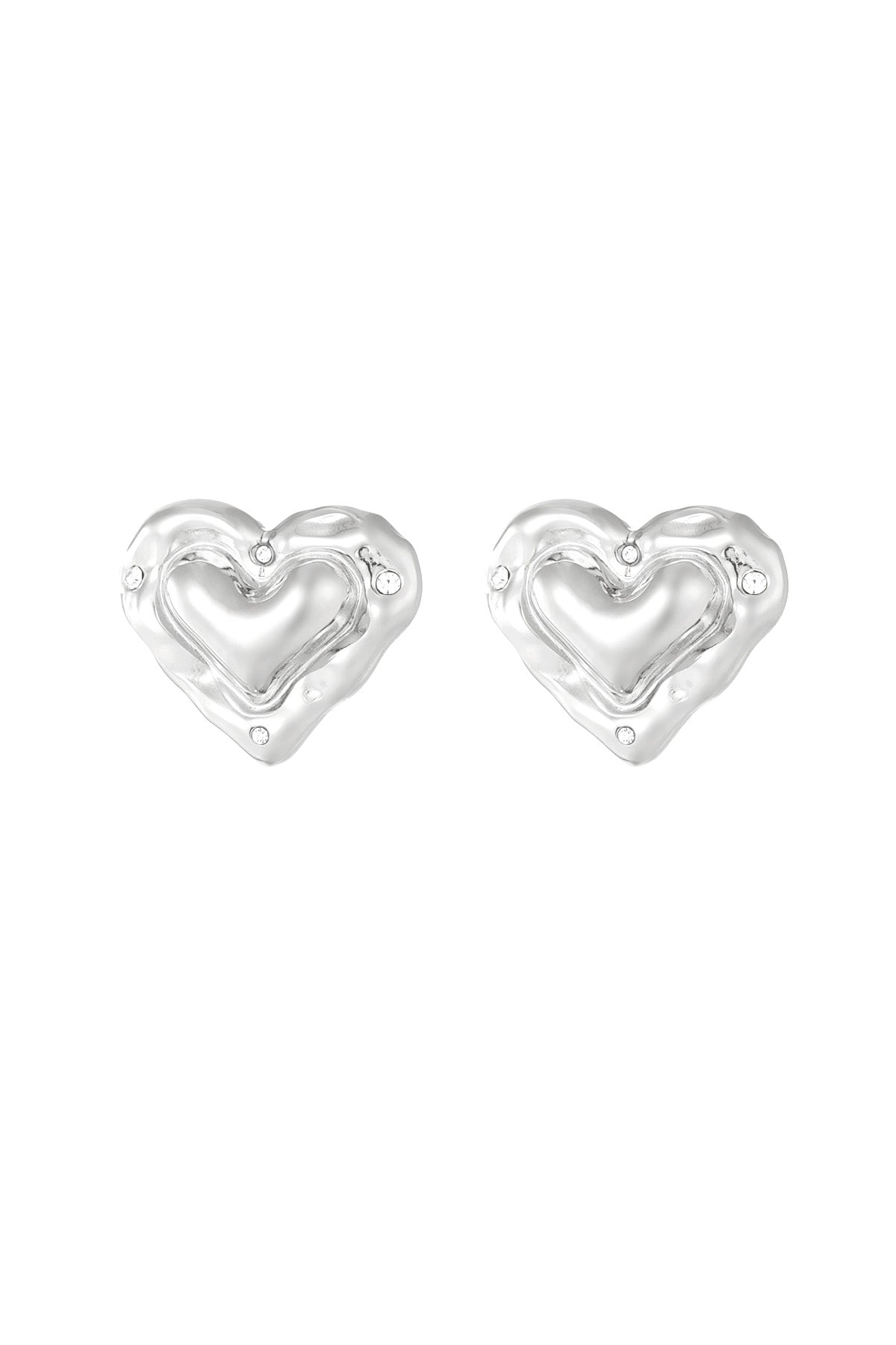 Orecchini Organic Love Silver