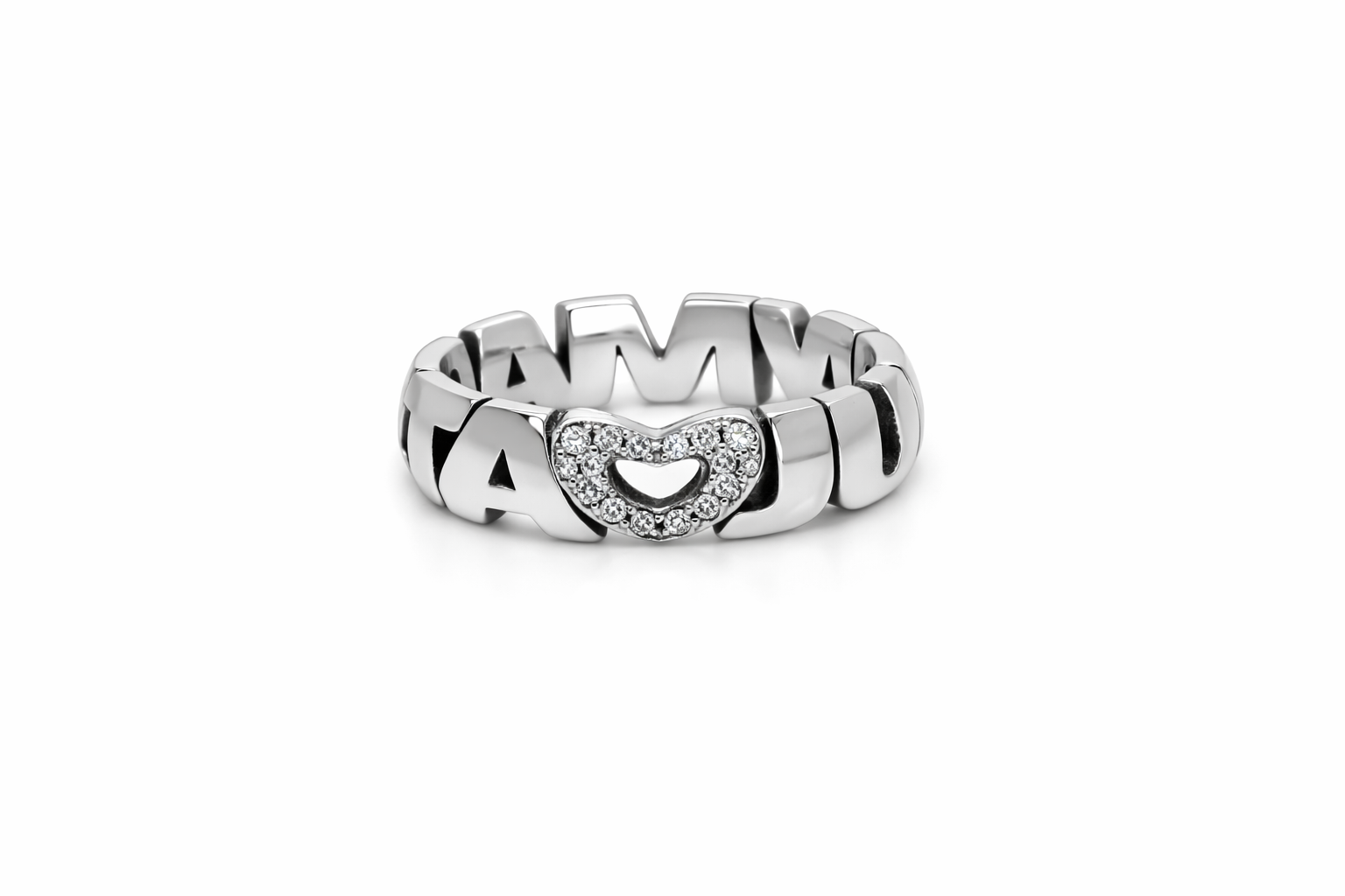 Anello Legame Cuore con Diamanti Oro 750