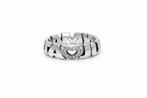 Anello Legame Cuore con Diamanti Oro 750
