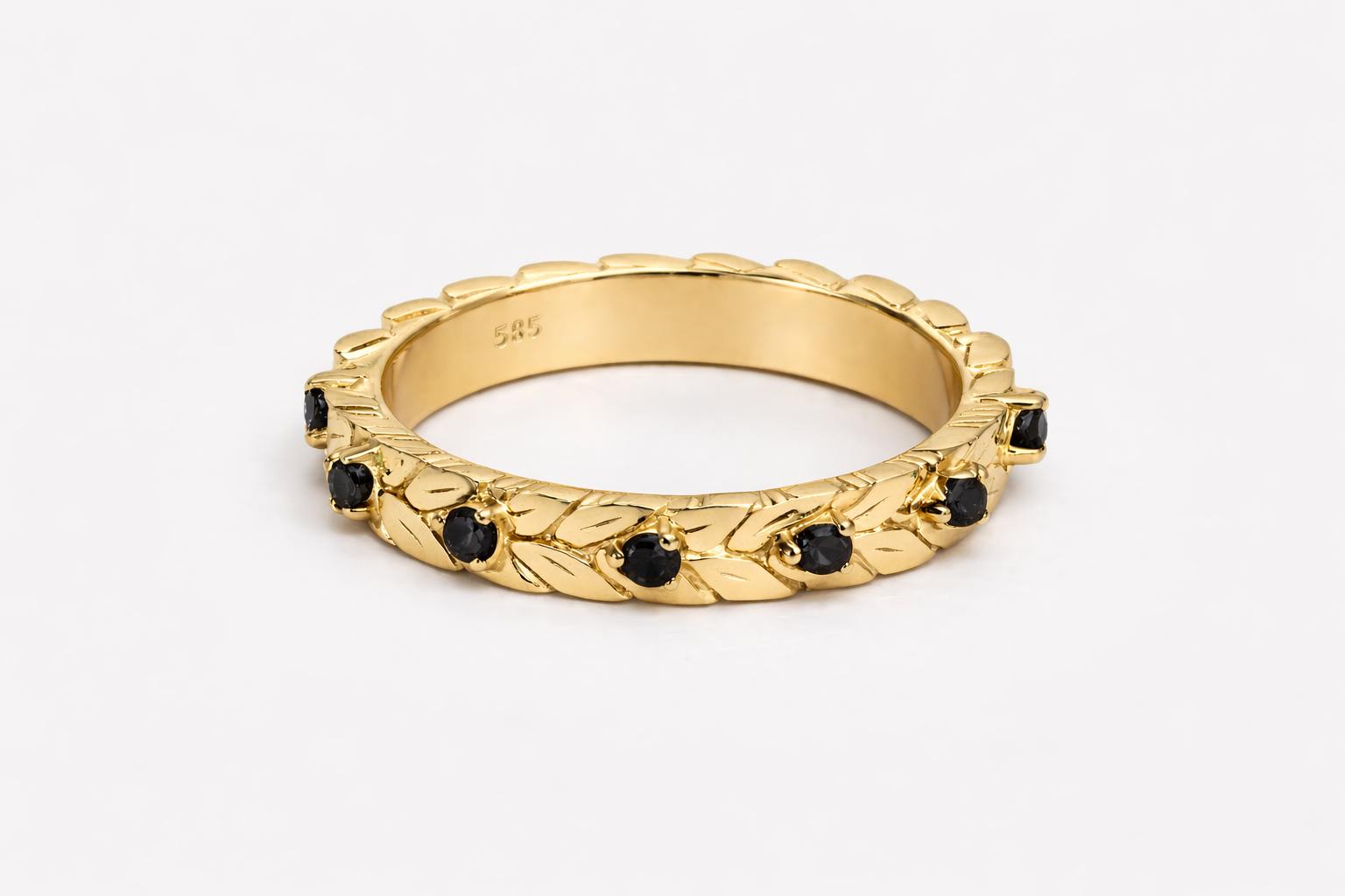 Anello Eternity Corona D’alloro - Argento 925